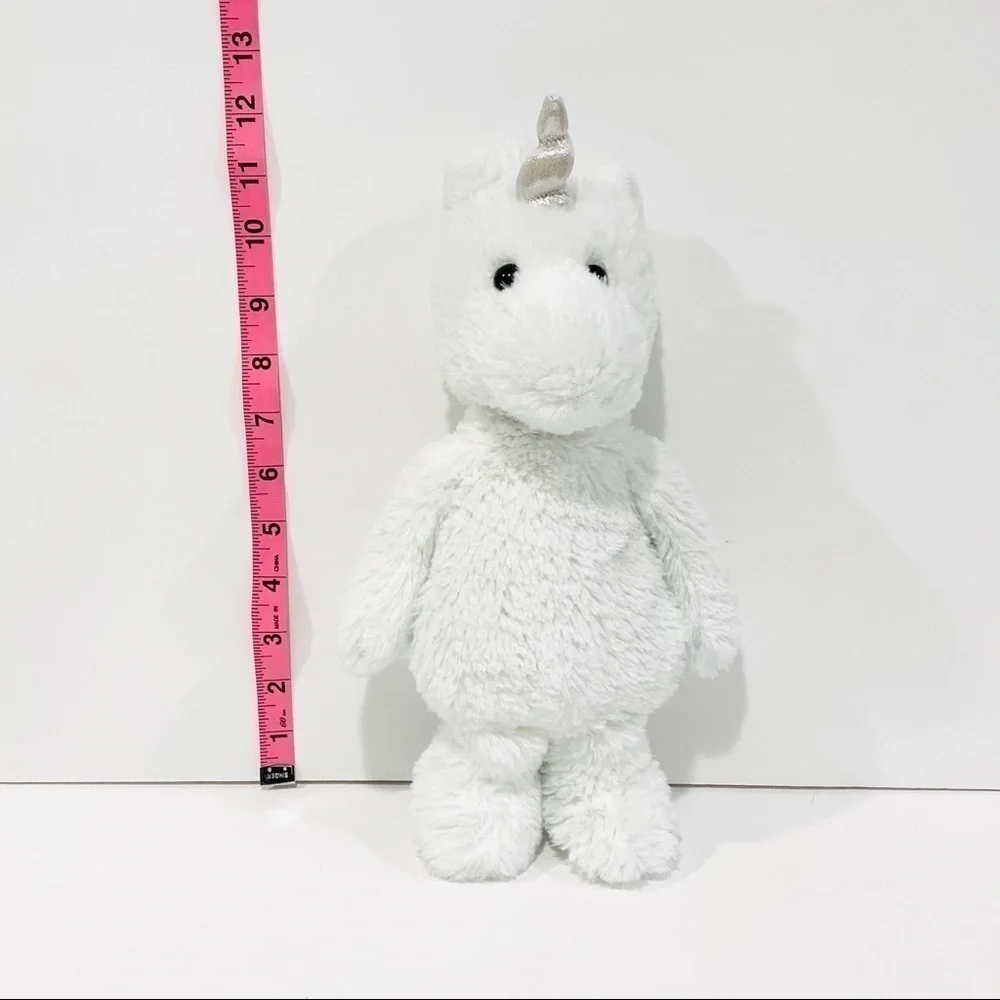 Aurora Cuddly Friends 12” White Unicorn Plush Stuffed Animal